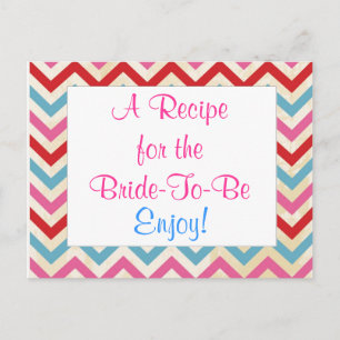 Postale Jolie Fête des mariées Recette Carte