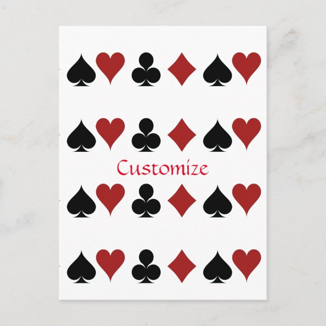 Postale Jouer des combinaisons de carte Thunder_Cove (Devant)