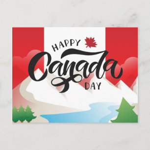 Postale Joyeuse carte de la Fête du Canada de Poste Canada