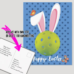 Postale 🐰 Joyeuses Pâques pour Pickleballer, carte postal