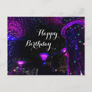 Postale Joyeux Anniversaire Jardins de la baie #5 Carte po