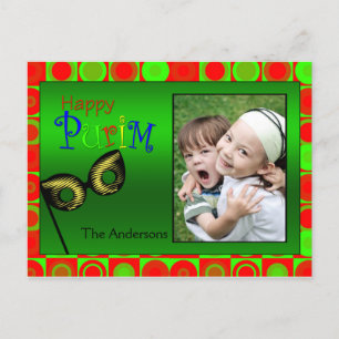 Postale Joyeux Carte photo Purim