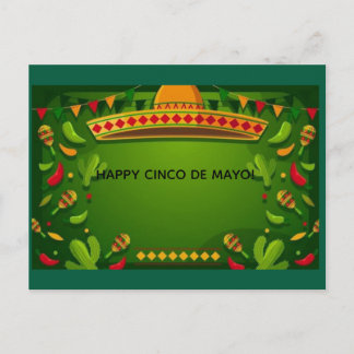 Postale Joyeux Cinco de Mayo ! Carte de vœux