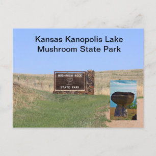 Postale Kanopolis Lake Mushroom State Park CARTE POST