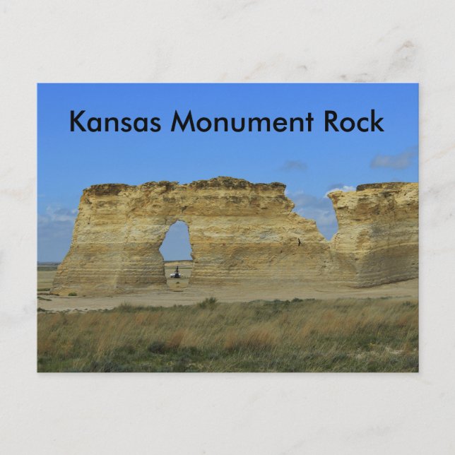 Postale Kansas Monument Rock CARTE POST (Devant)