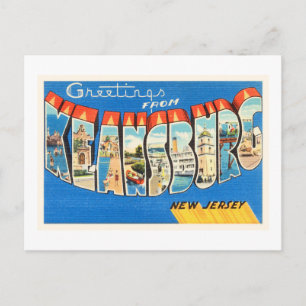 Postale Keansburg New Jersey NJ Vintage voyage Carte posta