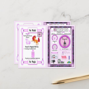 Postale Krypto - Krypton Horn Carte de jeu Unicorn