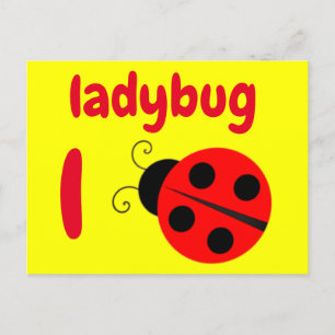 Postale l - carte flash ladybug