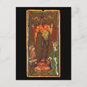 Postale La Carte de tarot