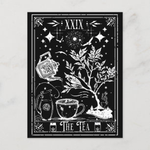 Postale La carte de tarot du thé