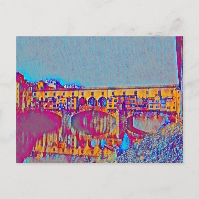 Postale La carte Ponte Vecchio (Devant)
