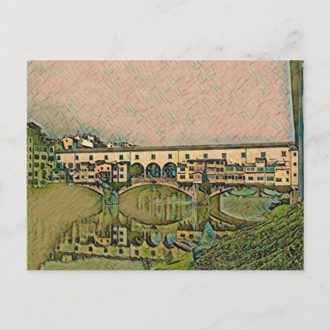 Postale La carte Ponte Vecchio (Devant)