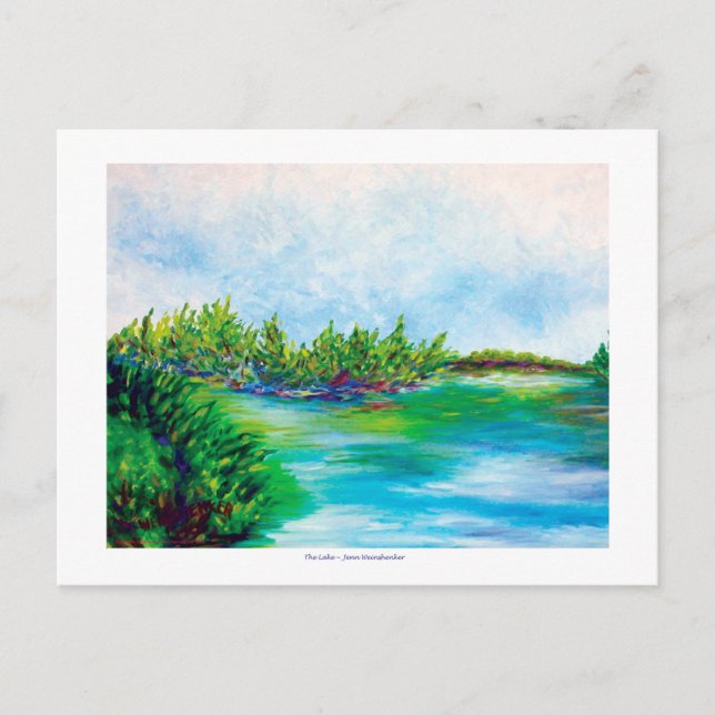Postale LA CARTE POST Lake (Devant)