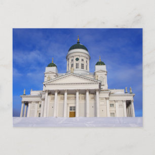 Postale La Cathédrale D'Helsinki Tuomiokirkko En Carte Pos