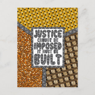 Postale La justice ne peut pas être imposée - Carte postal