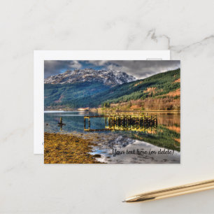 Postale La vieille jetée, Loch Long, Arrochar, Carte posta