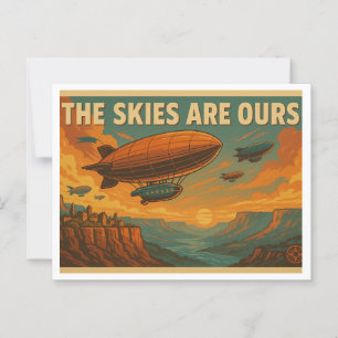 Postale Le ciel est à nous - Airship Adventure Carte posta