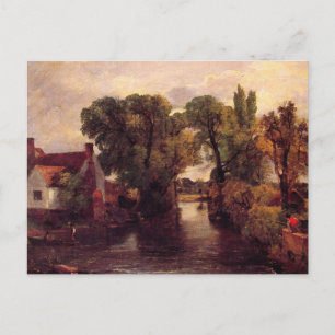 Postale Le flux de moulage par John Constable Carte postal