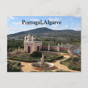 Postale Le palais rose Estoi, Portugal, Algarve Carte post