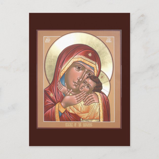 Postale Le sauveur de la carte de prière de noyade (Devant)