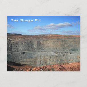 Postale Le Super Pit, Kalgoorlie, Australie - Carte postal