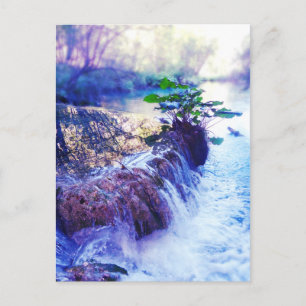 Postale liste d'envoi carte de commentaire brume d'eau