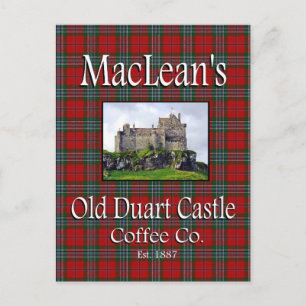Postale MacLean's Old Duart Castle Coffee Co. Carte postal