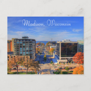 Postale Madison Wisconsin Photographie Art numérique Carte