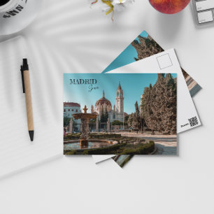 Postale Madrid Espagne Tourisme paysage souvenir Carte pos