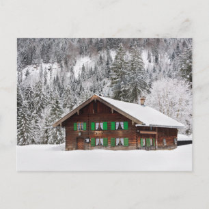 Postale Maison traditionnelle en bois en Bavière carte pos