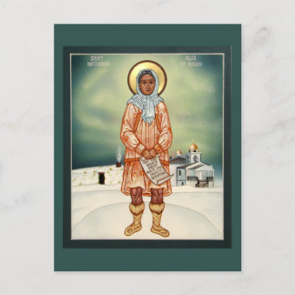 Postale Matushka Olga de la carte de prière de l'Alaska