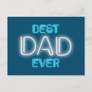 Postale Meilleur papa Joyeux Fête des pères   Carte postal