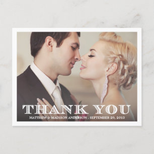 POSTALE MERCI FORMEL   CARTE POST MERCI MARIAGE