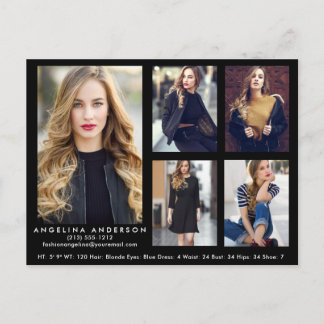 Postale Modèle Acteur Carte Comp Black 5 Photo Carte Posta