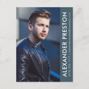 Postale Modèle Acteur Carte photo Comp bleu AP carte posta