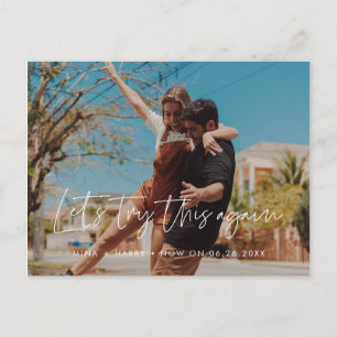 Postale Moderne Essayons de nouveau cette photo Carte post