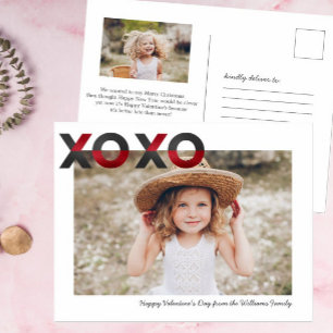 Postale Moderne & Sucré Carte Photo de la Saint-Valentin