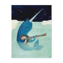 Narwhal's Aquarelle - Narwhal joue la carte Banjo