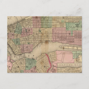 Postale New York, Brooklyn Carte par Mitchell