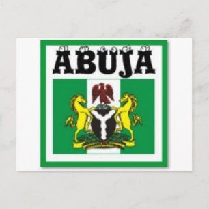 Postale No1 Abuja, Nigeria carte T-Shirt Et Etc