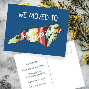 Postale NOUVELLE ADRESSE D'ACCUEIL Carte de l'État de la C