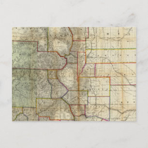 Postale Nouvelle carte de Thayer de l'état du Colorado
