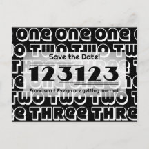 NYE 2023 123123 Mariage Enregistrer la date Carte 