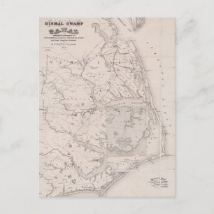 Postale Ocracoke Virginia 1867 Carte Antique