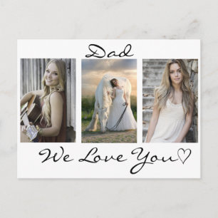 Postale Papa, Nous t'aimons Carte de vœux pour la fête des