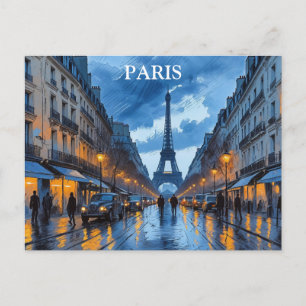 Postale Paris Voyage Tourisme Vintage Ajouter Carte Postal