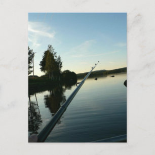 Postale Pêche à la carte Dusk