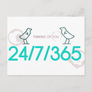 Postale Penser à votre carte