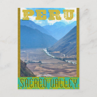 Postale Pérou : La Vallée Sacrée des Incans - Carte postal