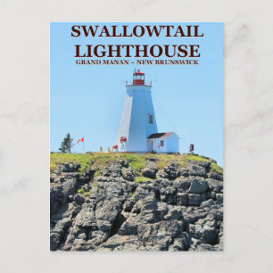 Postale Phare de Swallowtail, Grand Manan N.B. Carte posta
